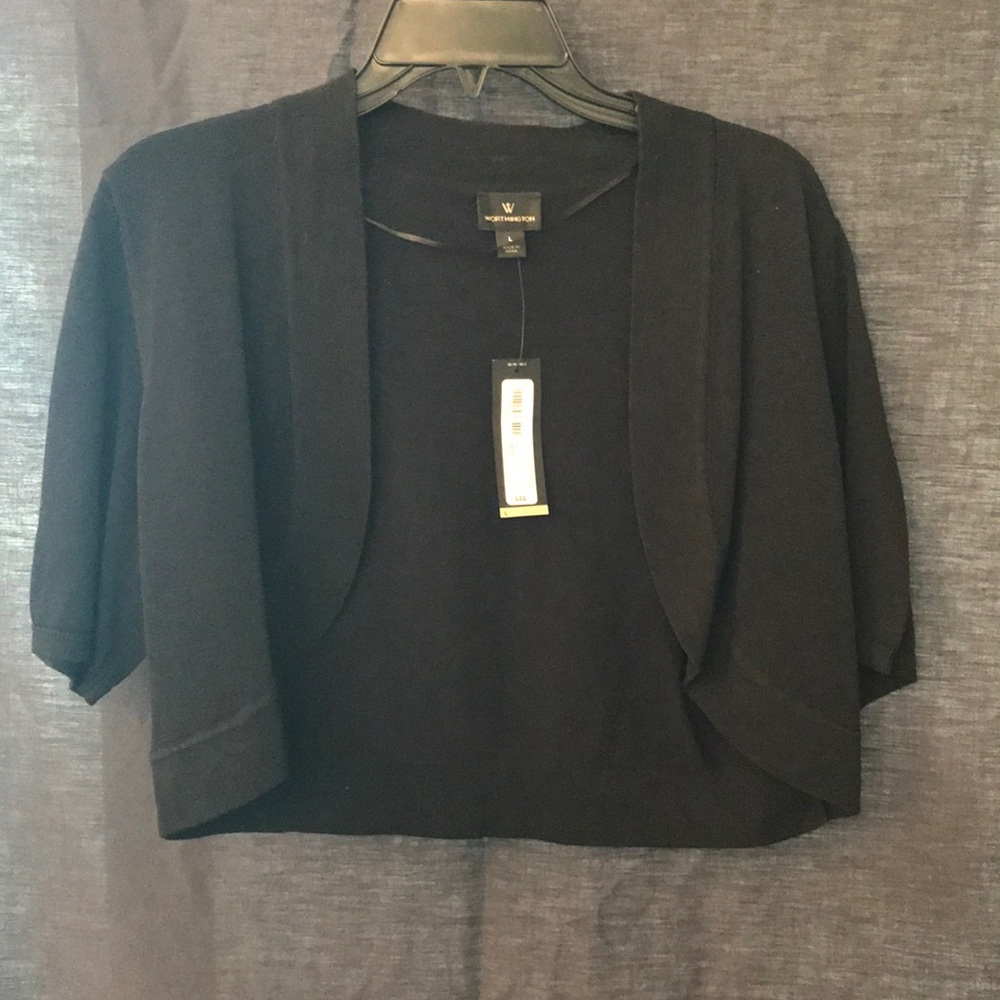 Black bolero shrug